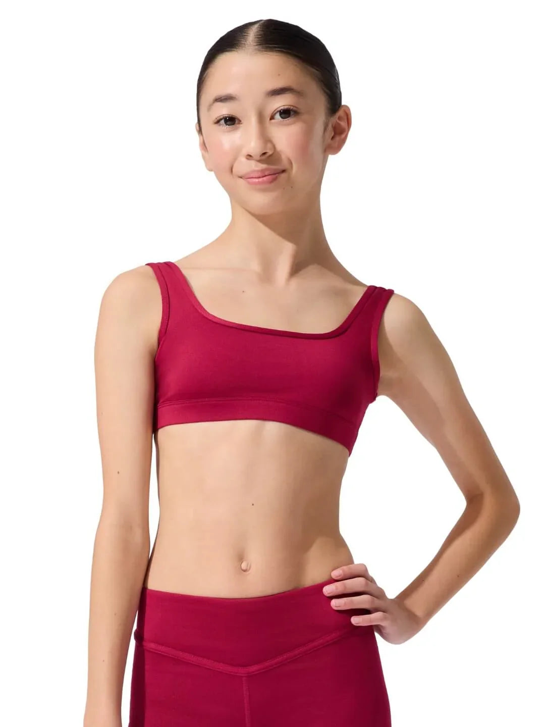 Capezio Gallica Red Bra Crop