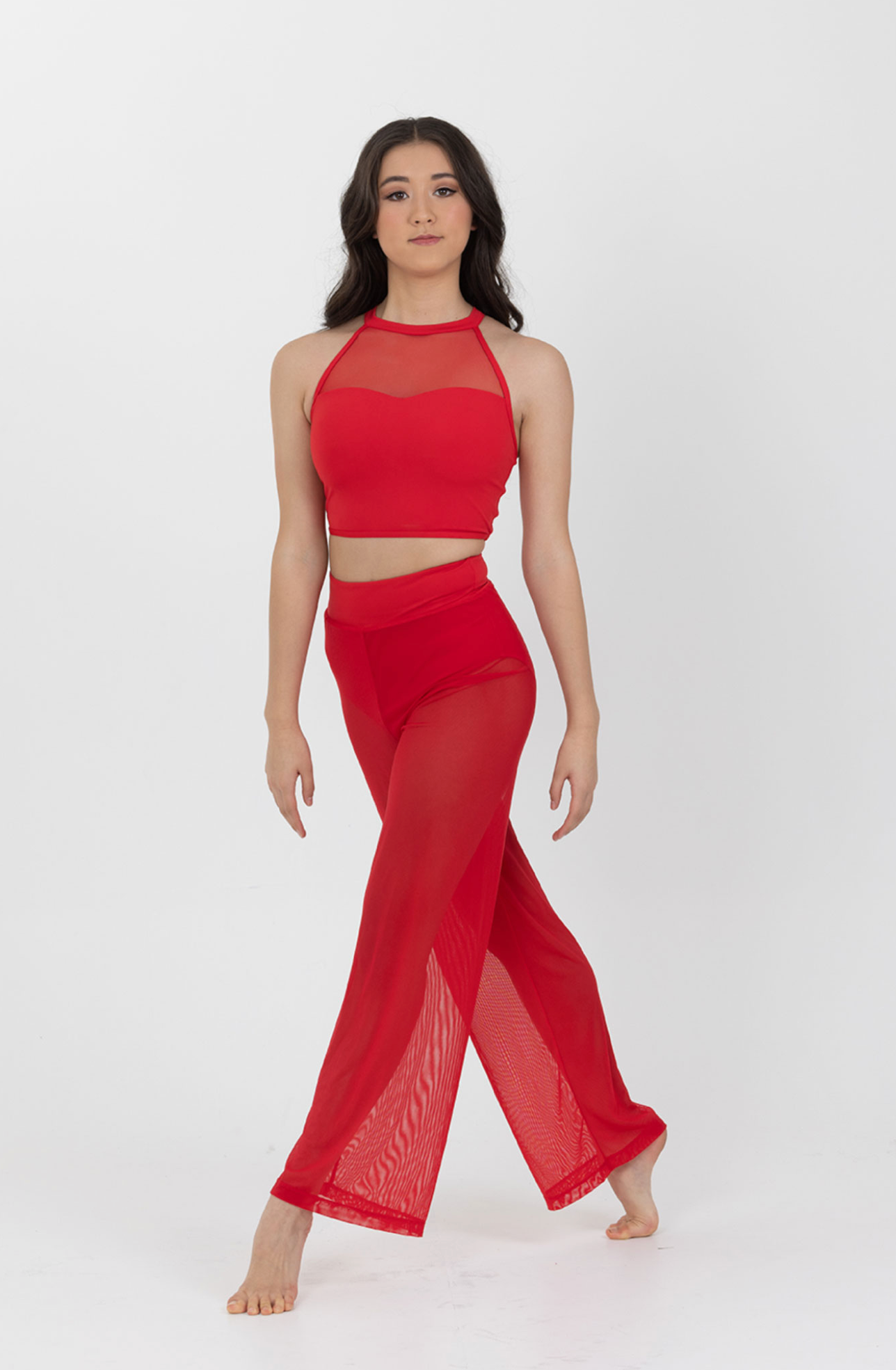 Studio 7 Mesh Performance Crop Top