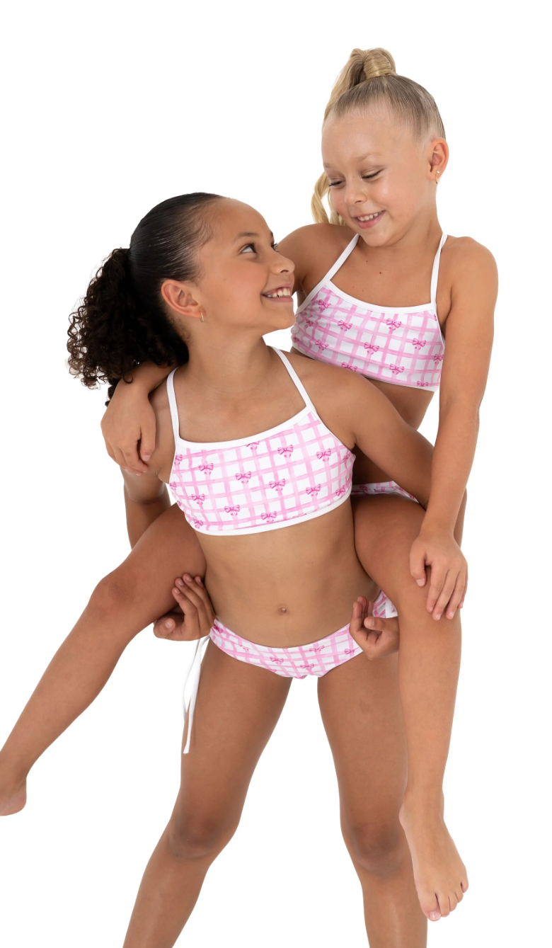 Diamond Doll Gingham Bow Bikini